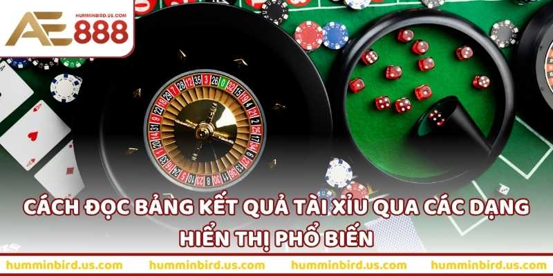 Cách đọc bảng kết quả tài xỉu qua các dạng hiển thị phổ biến